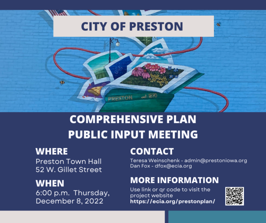 Preston Comprehensive Plan Public Input
